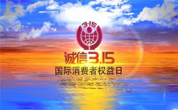 315工作总结范文最新7篇