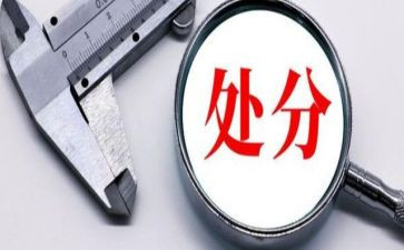 处分申请书模板7篇
