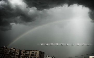风雨后的彩虹作文7篇