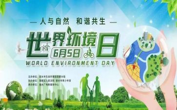 2024年环境日活动方案通用8篇
