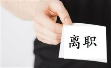 2024年离职申请书5篇