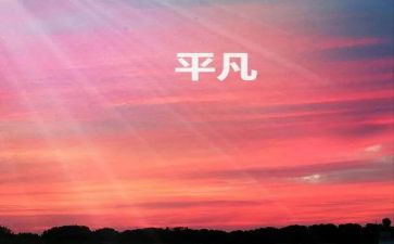 平凡的路读后感600字最新7篇