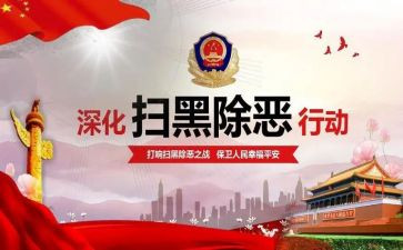 2024年县扫黑除恶工作总结5篇