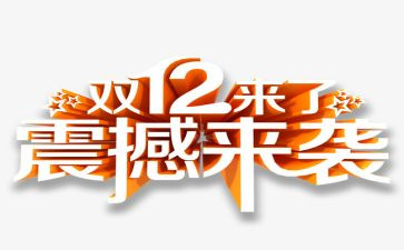 双12活动方案模板参考7篇