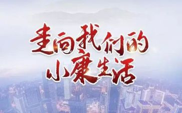 建成小康社会心得体会5篇